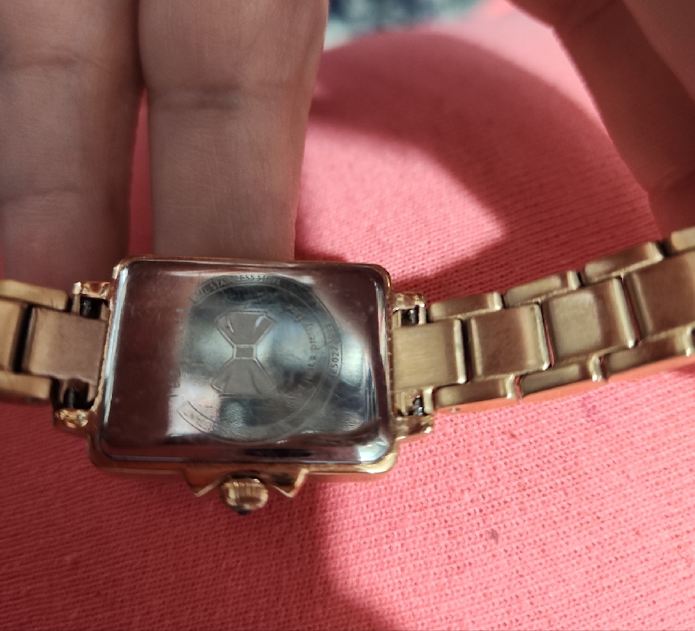 Ted Baker Gold Rectangular Watch - image 2